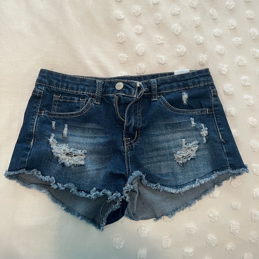 Low Rise Jean Shorts